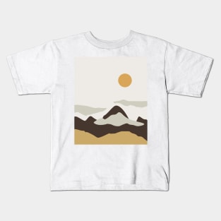 Boho minimal Landscape Kids T-Shirt